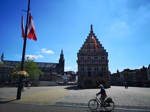 behind the town hall in Gouda